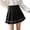 Black, variant on DuoJiaJ Women Fashion Casual Solid Color Pleated Skirt Women Color Striped Skirt Skirts For Women Black L