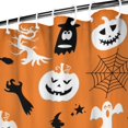thumbnail image 3 of Scary Halloween Shower Curtain for Adults, 72x72 Inch Creepy Ghost Design - Waterproof Fabric with Hooks for Spooky Bathroom Makeover, 3 of 6