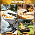 thumbnail image 6 of 21V Portable Cordless Leaf Blower, 100MPH & 476CFM, 2‑Speed Adjustable, Compatible with DEWALT 20V Battery, Tool Only, for Yard Lawn Driveway Cleaning, 6 of 11