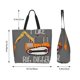 thumbnail image 5 of Disketp I Like Big Digger Bolsa Tote Estampada para Mujer, Bolso de Hombro y de Mano para Compras y Viajes, 5 of 8
