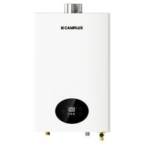 CAMPLUX  4.22 GPM,102,000 BTU,Indoor Propane Gas Tankless Water Heater,120 V,White