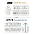 thumbnail image 5 of 33,000ft Women's Softshell Long Jacket with Hood Fleece Lined Windproof Warm up Waterproof Windbreaker, 5 of 6