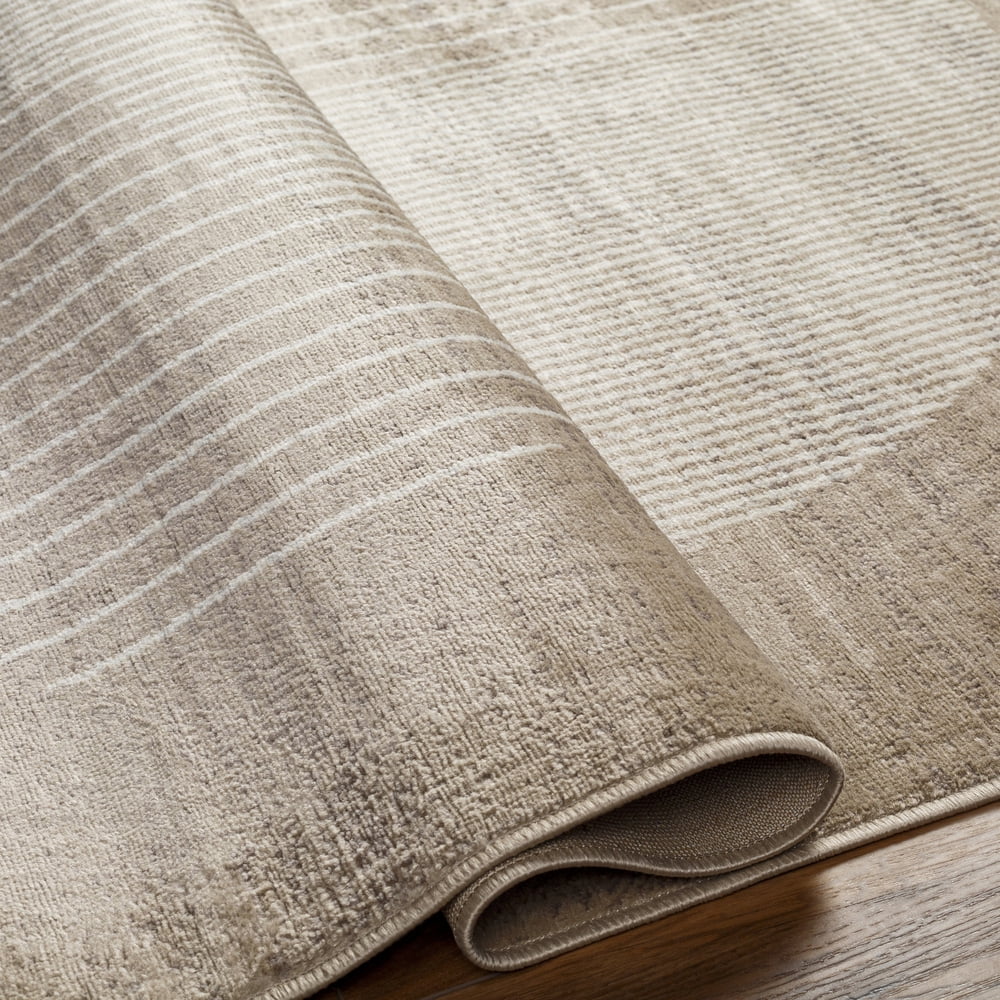 Livabliss Area Rugs for Living Room, 9x12 Floransa Modern Tan Rug, Bedroom Dining Room Home Decor Stain Resistant Carpet (8'11" x 12'4")