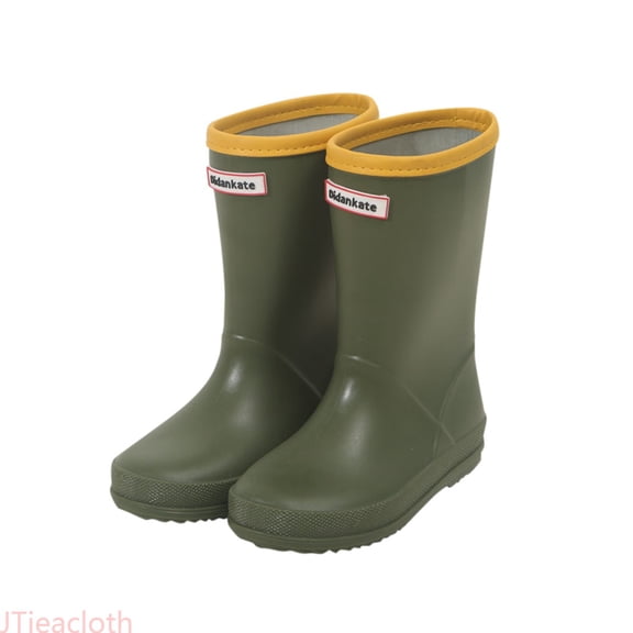 JTieacloth Girls Boys Rain Boots Non Sole Kids Unisex Outdoor Waterproof Rain Shoes Back to School Shoes,Sizes 13