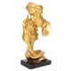thumbnail image 1 of Dekaim-estatuas De Amantes Besándose, Adorno Romántico Moderno De Resina, Escultura Artística De Resina para Decoración del Hogar(Oro), 1 of 5