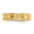 thumbnail image 4 of Finest Gold 14K Yellow Gold Footprints In The Sand Ring - Size 6, 4 of 8