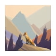 thumbnail image 4 of Fox in Moonlight Glow - Canvas, 4 of 25
