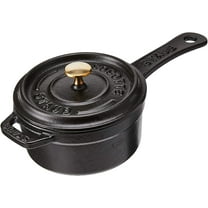 Staub Cast Iron 0.25-qt Mini Saucepan - Matte Black, Made in France