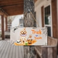 thumbnail image 4 of Trick or Treat Goldendoodle Funny Mummy Cosplay Pumpkin Candy Basket Landscape Wood Sign Doodle Dog Lover Gifts Idea Hanging Wall Home Decor - 12016, 4 of 5