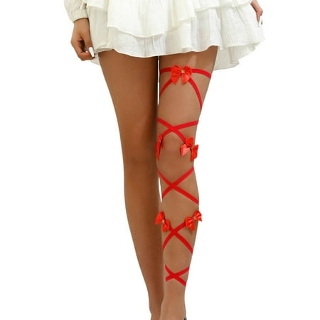 Midwennn Women s Punk Lingerie Full Waist Garter Belts Set Strappy Frame Cage Rave Bras Leg Belts Womens Lingerie Romper