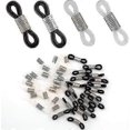 thumbnail image 1 of 40 Pieces Eyeglass Clip Adjustable Glasses Chains Ends, Long Adjustable Chain Strap Holder Ends Connectors For Glasses Holder Necklace Chain Strap, 1 of 5