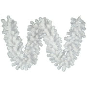 Perfect Holiday 9ft x 8in Artificial Christmas Garland - White