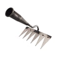 thumbnail image 3 of Almencla Garden Hoe Garden Hand Rake Manganese Steel Sturdy Agricultural Weeding Rake Weeding Tool for Planting Farm Loosening Digging 6 Tines, 3 of 8