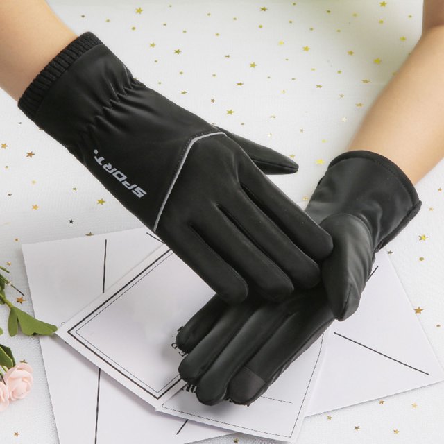Thermal Insulated Winter Gloves, Soft Fleece Lining, Waterproof Outer Shell, For Skiing, Snowboarding, Cycling, Outdoor Activities, Touchscreen Compatible, Heavy Duty, Windproof, Sports Hzhnb