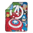 thumbnail image 2 of Avengers Members Only 100% Microfiber 46"x60" Throw; Captain America, Thor, Hulk, and Iron Man, 2 of 5