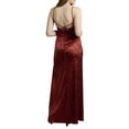 thumbnail image 2 of David’s Bridal, The Edit by DB Studio Women's Formal Lace-Up Spaghetti Strap Sheath Dress, Ankle Length, Novelty, 2 of 6