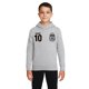 thumbnail image 1 of Buzo con capucha tipo pulóver Icon Sports Messi Argentina para niños, gris claro, 1 of 7