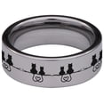 thumbnail image 4 of Kitty Lovers Tungsten Carbide Ring, 4 of 9