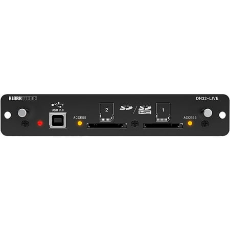 Klark Teknik DN32-LIVE SD/SDHC and USB 2.0 Expansion Module for M32/X32 Mixers