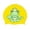 Yellow, variant on Krdevn Kids Prince Print Swim Cap, Blue Silicone Waterproof Hat Size:5-12 Years