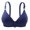 Dark Blue, variant on Women's Push Up Wireless Bra Comfort Support No Underwire Bras Comfortable Wire Bralette Everyday Underwear Bra Comfort