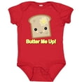 thumbnail image 3 of Inktastic Butter Me Up Toast Boys or Girls Baby Bodysuit, 3 of 5