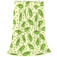 thumbnail image 2 of Pofeuu Green Peas Print Ultra-Soft Micro Fleece Blanket,for Bed Or Sofa,All Season Throw Blankets Flannel Blanket-50"x40", 2 of 7