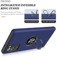 thumbnail image 4 of Galaxy Note 20 5G Case for Samsung Note 20 Case  Grade Shockproof Built-in Ring Holder Kickstand Car Mount  Heavy Duty Protective Case for Galaxy Note 20 Phone Case (Blue), 4 of 15