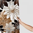 thumbnail image 3 of Pratyus Flower Pattern Fine Foliage Lace Modern Waterproof Shower Curtain for Country Cottage & Farmhouse Bathroom Decor Set with Hooks 36x72, 3 of 7