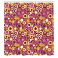 thumbnail image 3 of Ambesonne Geometric Shower Curtain, Vintage Circles Round, 69"Wx84"L, Multicolor, 3 of 3