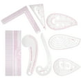 thumbnail image 3 of Tailor Ruler Set, Multifunction High  Sewing Ruler  For Cutting For Drawing For Making-Up, 3 of 8
