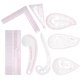 thumbnail image 1 of Goick Regla de Costura Regla de Ropa Rosa 9pcs Plantillas de Acolchado de Regla de Curva de Costura Multiusos, 1 of 5