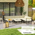 thumbnail image 2 of Outsunny Coussins de Remplacement pour Meubles d'Extérieur Coussin de Siège de Jardin, 2 of 10