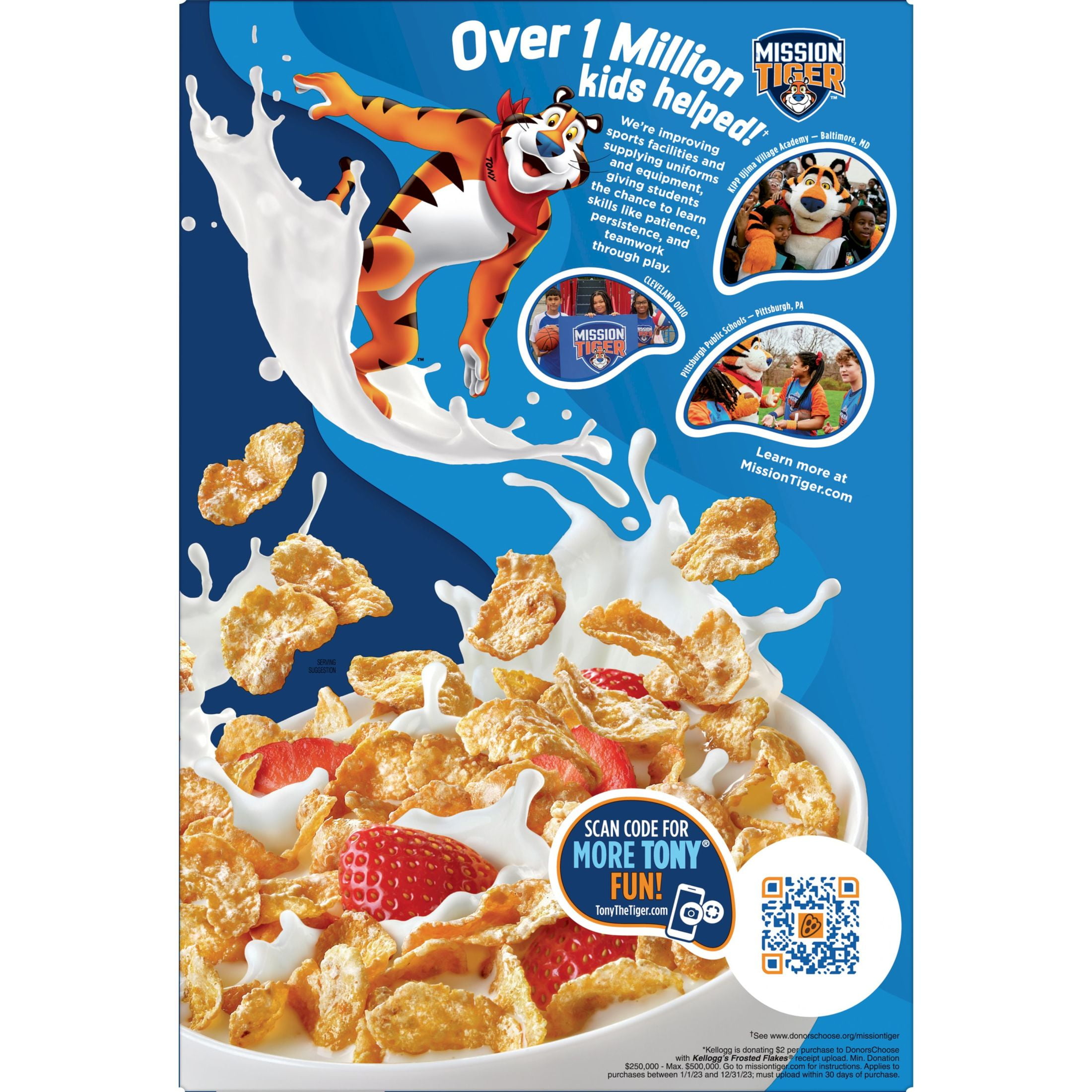 Kellogg's Frosted Flakes Breakfast Cereal Cinnamon, 13.5 oz