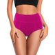 thumbnail image 2 of Ropa interior ASIMOON de algodón de cintura alta para control de barriga, paquete de 5 unidades, talla M, 2 of 5