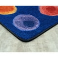 thumbnail image 2 of Watercolor Spots 5'4" x 7'8" area rug in color Rainbow, 2 of 7