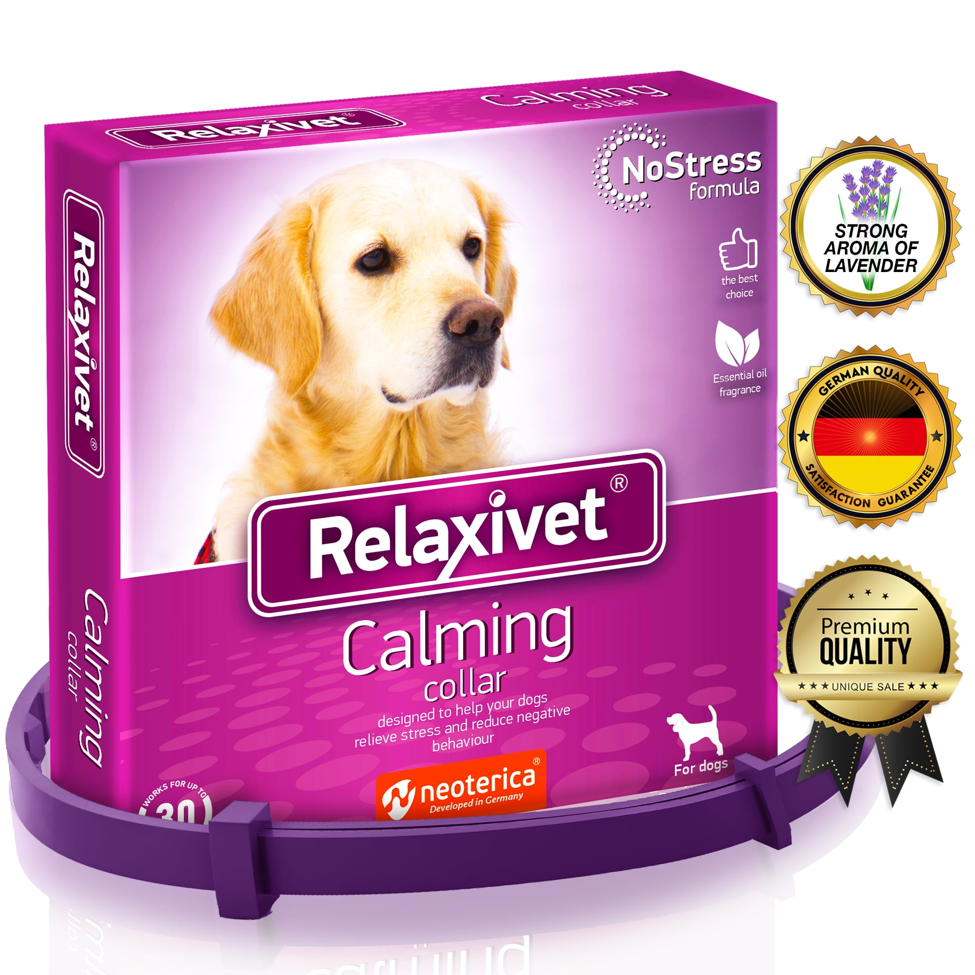 Calming Collar for Dogs with Appeasing Effect Dog Anxiety Relief