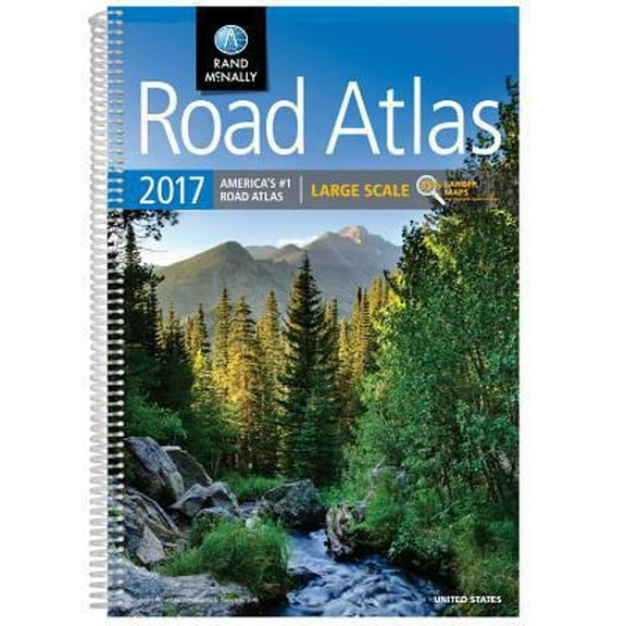 Pre-Owned Road Atlas 2017: Large Scale (Paperback) 0528015516 9780528015519