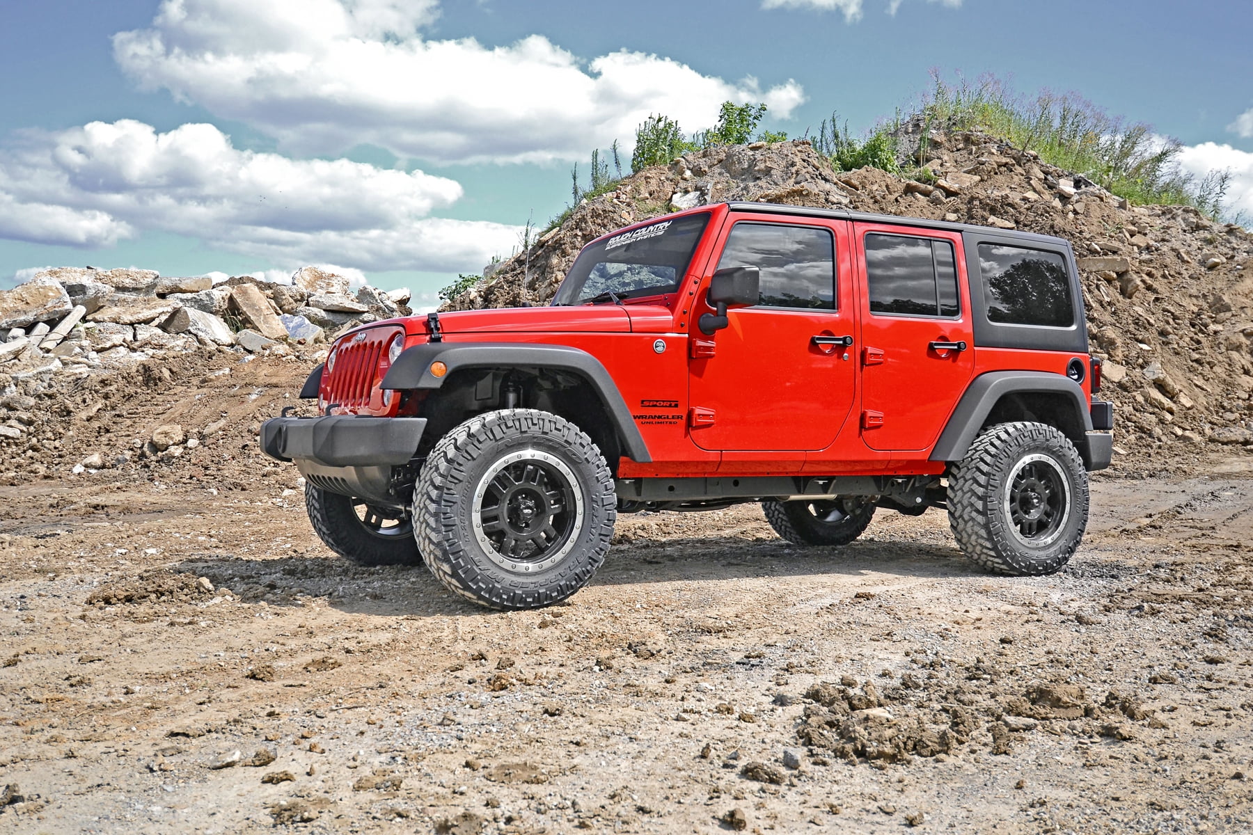 Rough Country 2.5" Lift Kit (fits) 2007-2018 Jeep Wrangler JK | Suspension System | 656