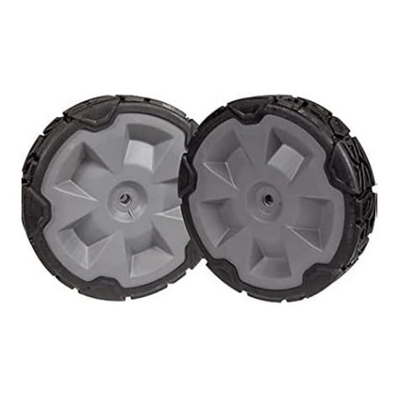 Rear Drive Wheels 2-Pack for Recycler Lawn Mower - 22in & 55cm Models - 140-2350 Replacement Parts - 9.65 Inch - Solid Skid Resistant