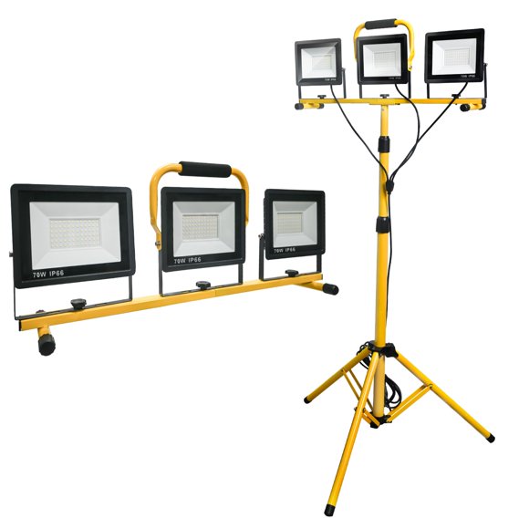 Luz de trabajo LED Jefedana con trípode 210W 21000 lm IP66