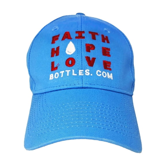 Faith Hope Love Blue Baseball Hat - Molor Dad Hat for Adult Men & Women