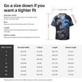 thumbnail image 5 of Fotbe Black And Blue Lightning Dragon Camisa Estampada de Manga Corta para Hombre, Casual de Verano, Estilo Playero, Sin Arrugas-3X-Large, 5 of 5