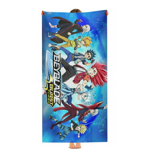 Beyblade Burst Beach Towel Birthday Gift for Girls Boys 30"x60" Quick Drying Microfiber Pool Towel