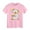 Pink, variant on Kiijoy Toddler Boy's Excavator Letter Print Short Sleeve T Shirt Kids Active Tee Shirt