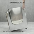 thumbnail image 4 of Ptlom Extra Large Stainless Steel Litter Box with 13.7'' High Sides Leak Proof, 4 of 10