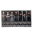 thumbnail image 2 of Figura de acción coleccionable de la temporada 2 de Wednesday Addams, 11 pulgadas, 9 articulaciones, traje premium de lunares., 2 of 5
