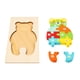 thumbnail image 1 of Juguetes de Rompecabezas de Oso, Rompecabezas de Madera para Niños, Juego de Pasaje, Preescolar Pedagógico Aprendiendo Juguetes de Animales para Prees, 1 of 9