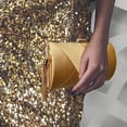 thumbnail image 1 of pitrice Sac à Main de Soirée de Luxe avec Franges Sac à Bandoulière pour Femmes Or, 1 of 7