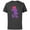 Charcoal, variant on Disney Minnie Mouse Pride Classic Pose Purple Icon Fill - Short Sleeve Cotton T-Shirt for Adults - Customized-Black